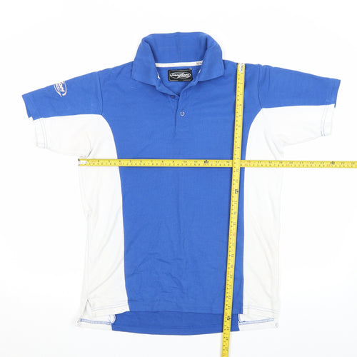 Mazon Hockey Men's Blue White Sports Polo Shirt Size S