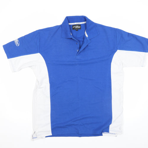 Mazon Men’s Blue White Hockey Polo Shirt XL Sports Top