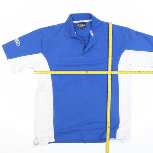 Mazon Men’s Blue White Hockey Polo Shirt XL Sports Top