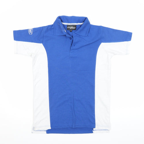 Mazon Men’s Blue XS Athletic Hockey Polo Shirt