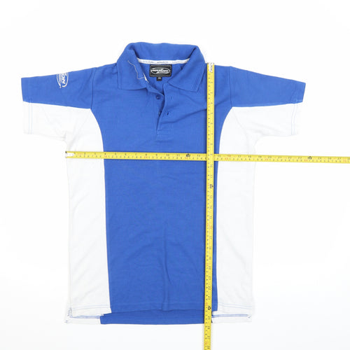 Mazon Men’s Blue XS Athletic Hockey Polo Shirt