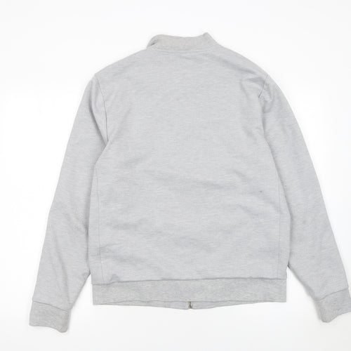 Burton Menswear London Men's Grey Full Zip Sweatshirt Size M
