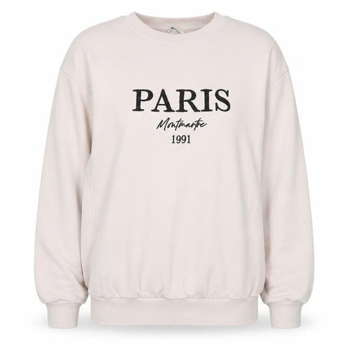 George Women Beige Paris Montmartre Sweatshirt Size Small 8-10