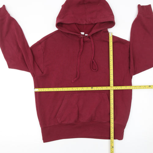 GAP Womens Burgundy Pullover Hoodie Small Cotton Casual Wear