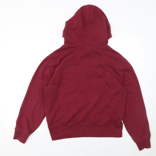 GAP Womens Burgundy Pullover Hoodie Small Cotton Casual Wear