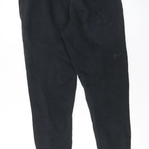 Nike Men's Black Small Jogger Sweatpants Cotton Blend