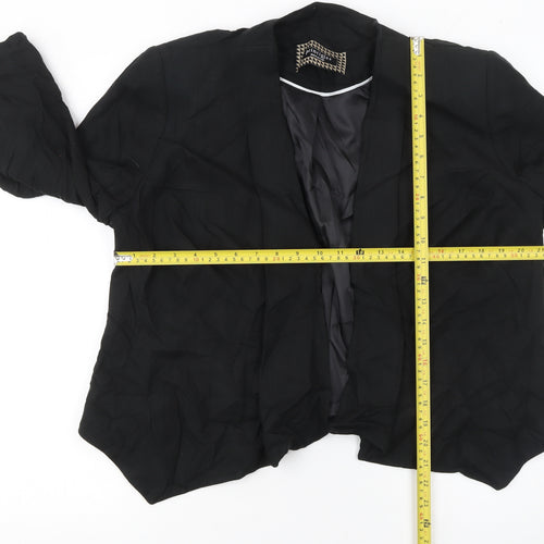 Principles by Ben de Lisi Womens Black Shawl Collar Blazer Size 18