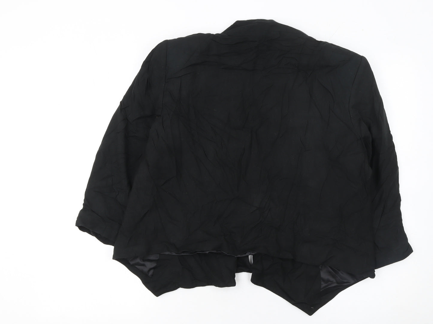 Principles by Ben de Lisi Womens Black Shawl Collar Blazer Size 18
