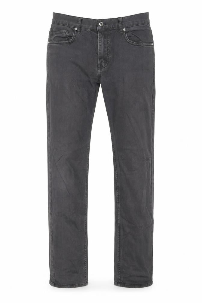 H&M Mens Grey Slim Fit Straight Jeans Size 30 Regular Comfort Stretch Denim