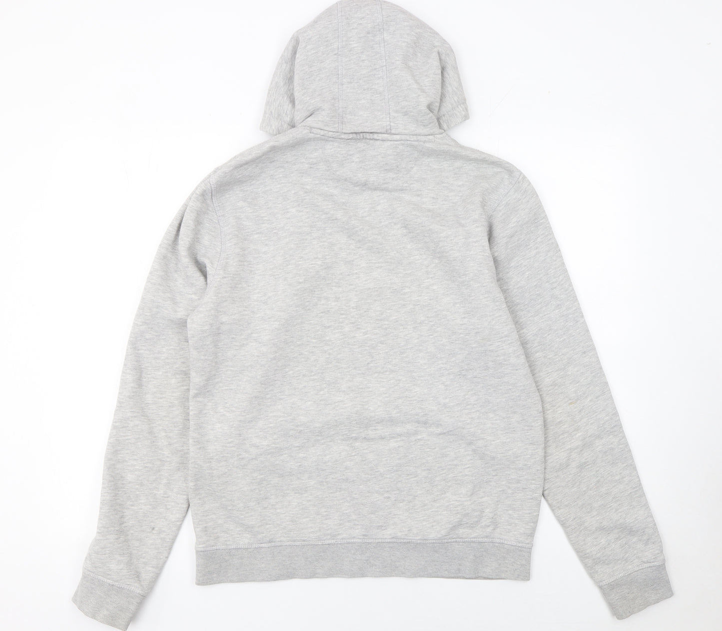 Farah Men's Grey Pullover Hoodie Size M Classic Logo Sweatshirt