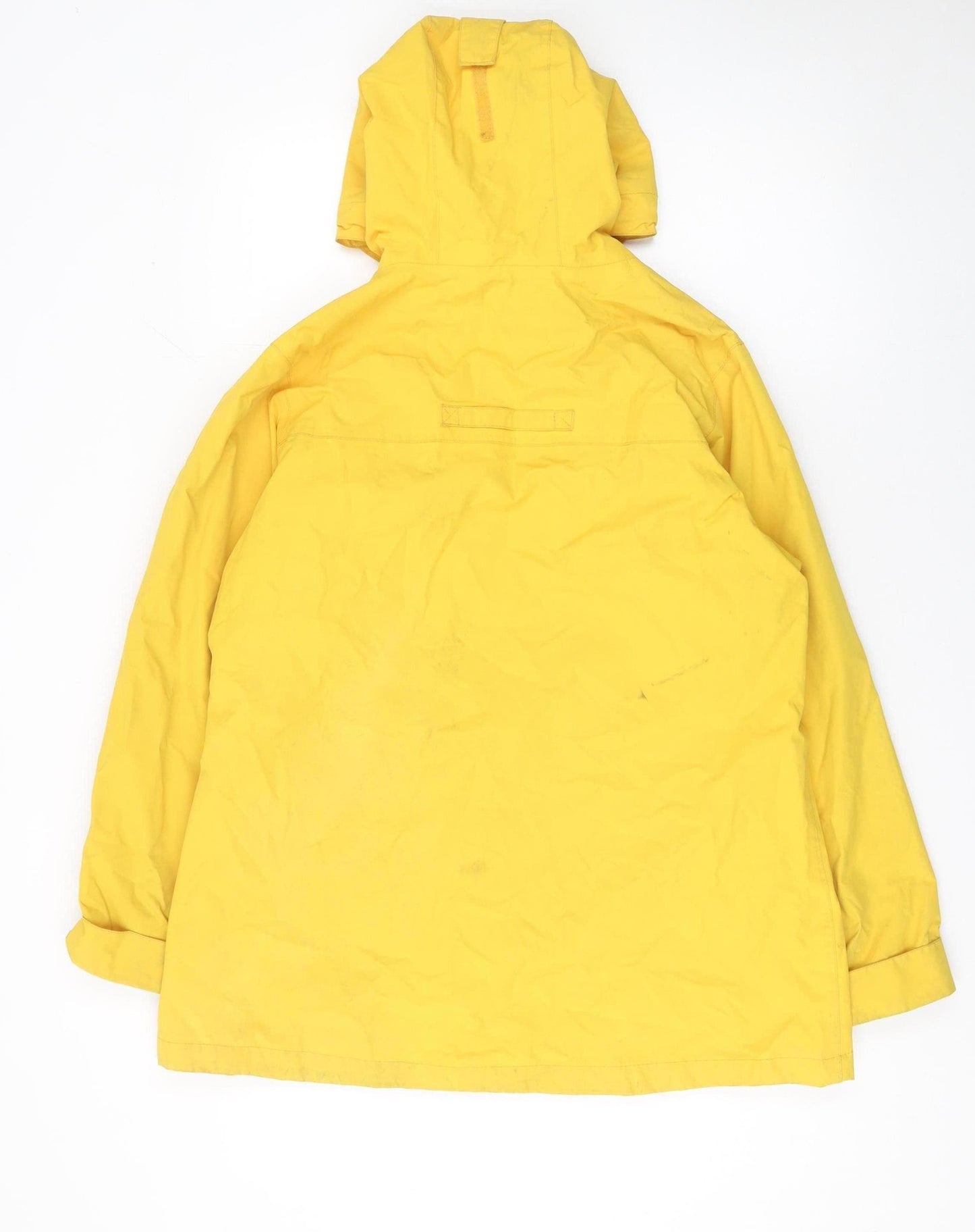 Regatta Womens Yellow Waterproof Hooded Rain Coat Jacket Size 14