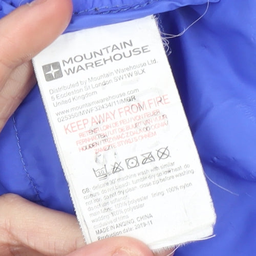 Mountain Warehouse Boys Grey 5-6 Years Hooded Puffer Jacket
