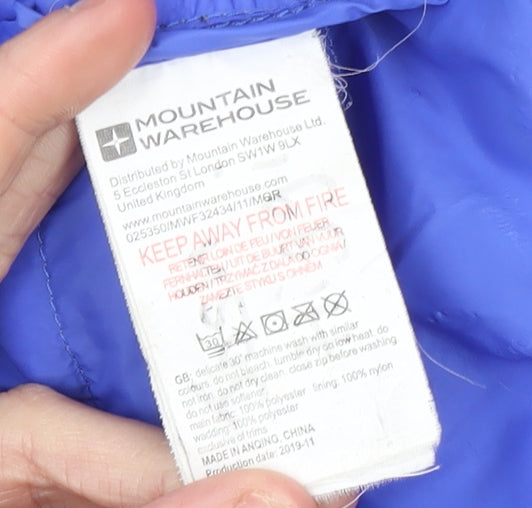 Mountain Warehouse Boys Grey 5-6 Years Hooded Puffer Jacket