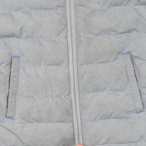 Mountain Warehouse Boys Grey 5-6 Years Hooded Puffer Jacket