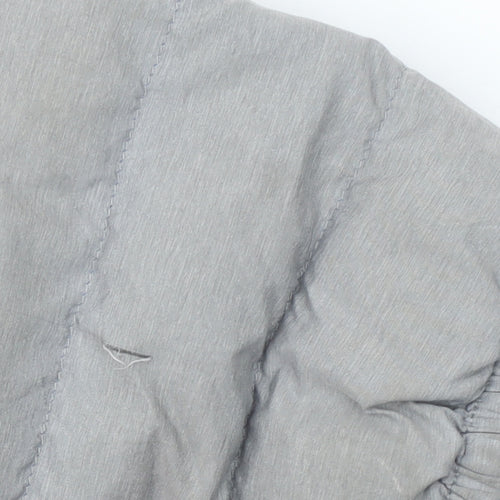 Mountain Warehouse Boys Grey 5-6 Years Hooded Puffer Jacket