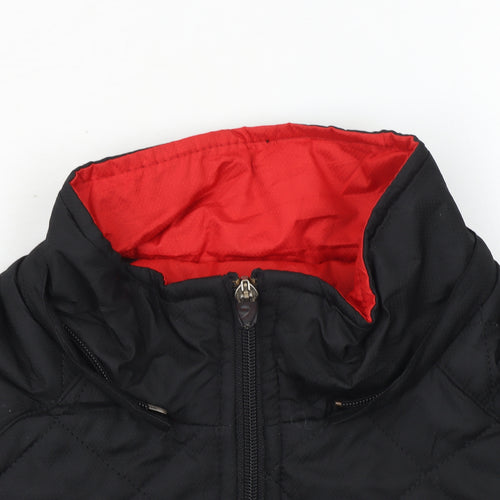 Champion Boys Black Quilted Full Zip Winter Jacket Size 11-12 Years