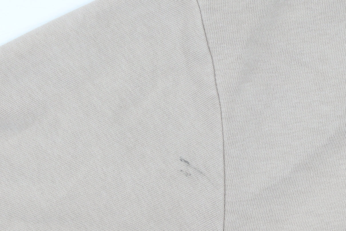 Topshop Women Beige Pullover Hoodie Size S Cotton Blend Casual