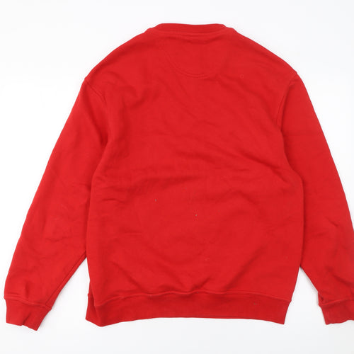 Starworld Women Red Merry Christmas Sweatshirt M University of Sheffield