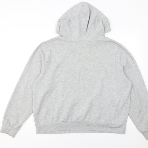 Atmosphere Women Grey Hoodie Size 18 Pullover Forever Print Casual