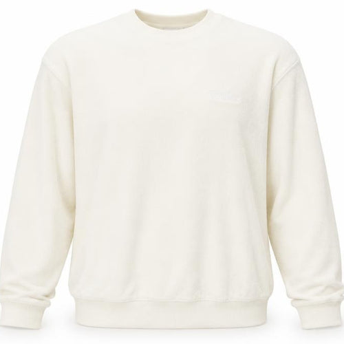 H&M Women’s Beige Relaxed Fit Sweatshirt Size M Cotton Blend