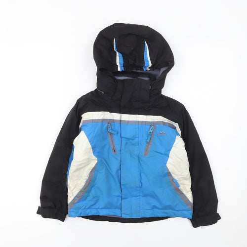 Trespass Boys Blue Waterproof Winter Puffer Jacket 3-4 Years
