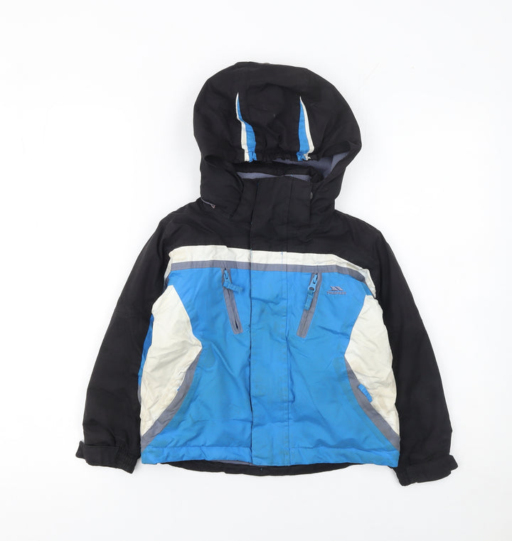 Trespass Boys Blue Waterproof Winter Puffer Jacket 3-4 Years