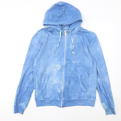 Leicester City Blue Full Zip Hoodie Women M Thai Indigo Collection