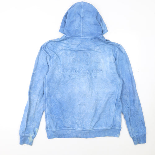 Leicester City Blue Full Zip Hoodie Women M Thai Indigo Collection