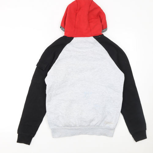 McKenzie Boys Multicoloured Pullover Hoodie 12-13 Years Colourblock Fleece
