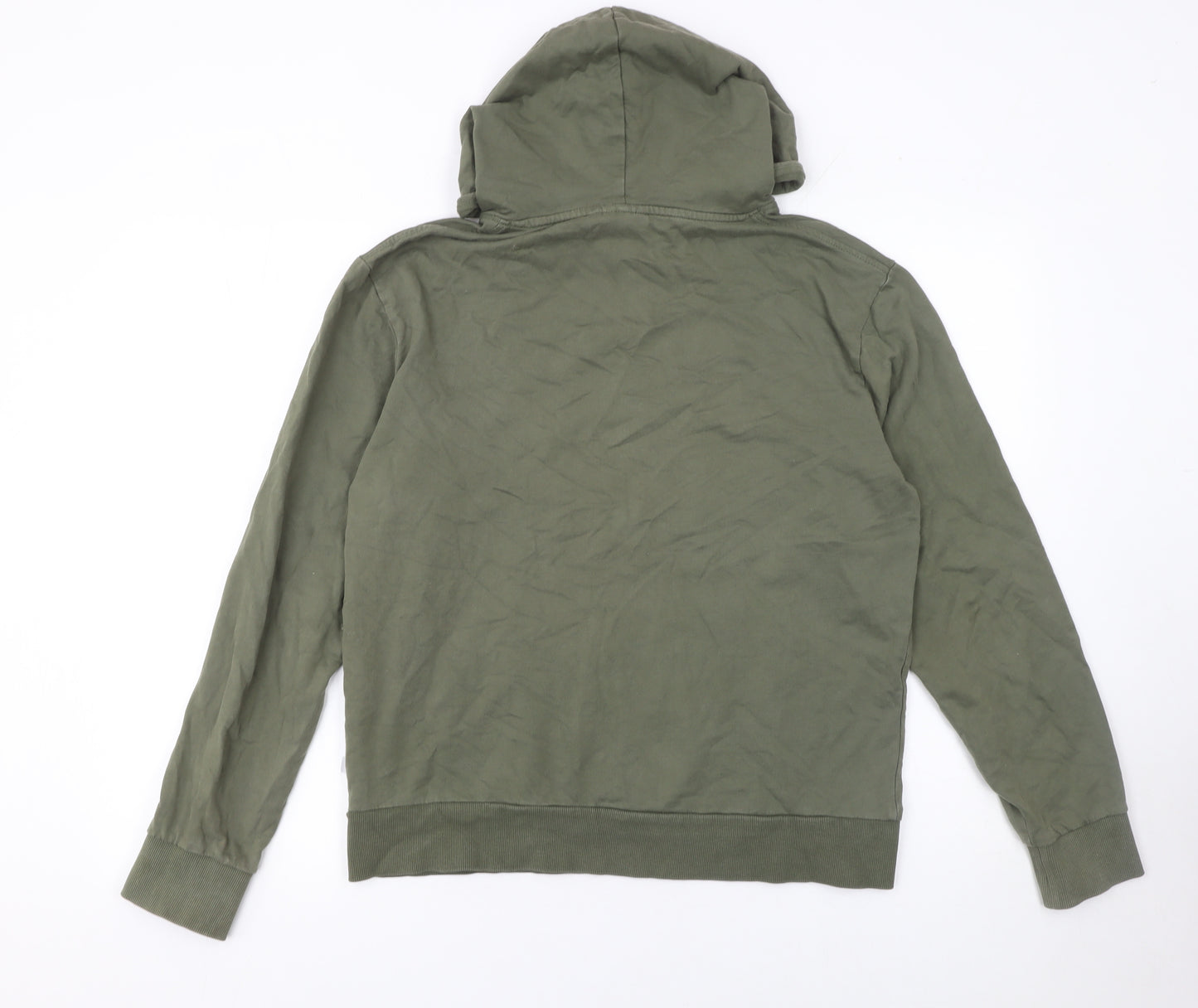 Choose Love Women’s Khaki Hoodie Small 100% Cotton Graphic Pullover
