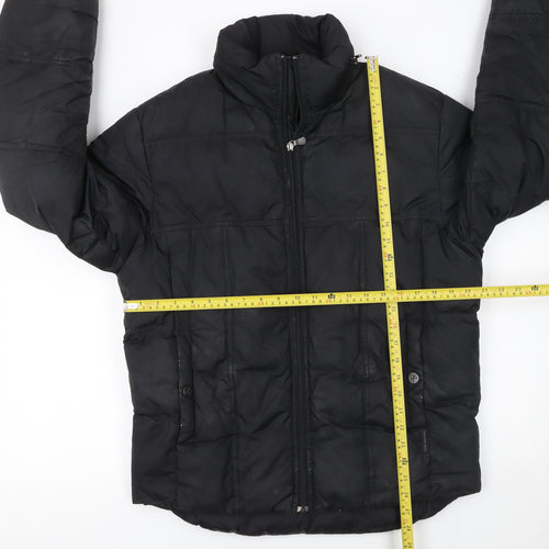Calvin Klein Jeans Womens Black S Puffer Jacket Winter Coat