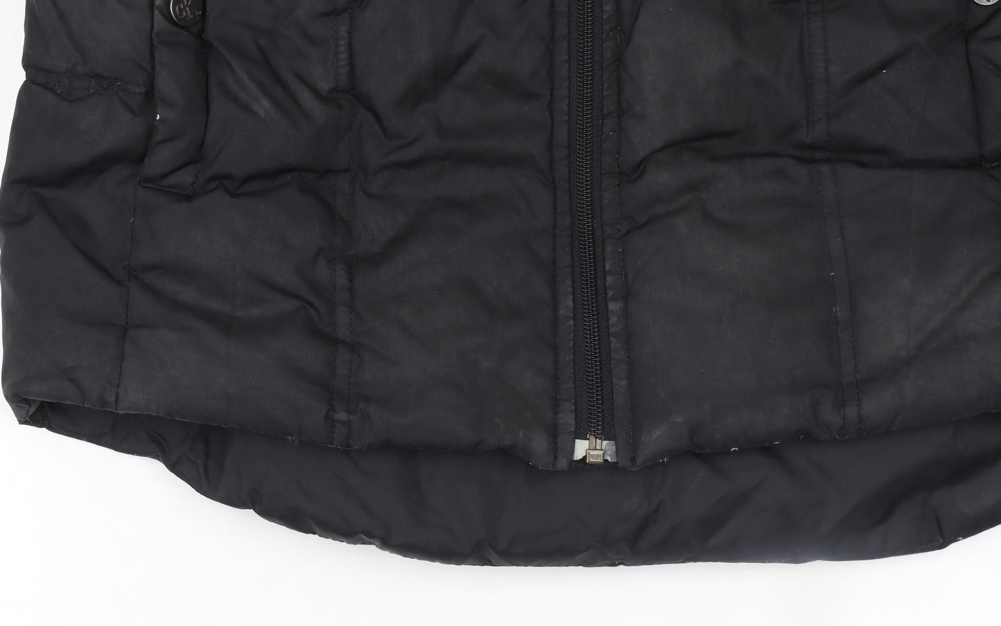 Calvin Klein Jeans Womens Black S Puffer Jacket Winter Coat