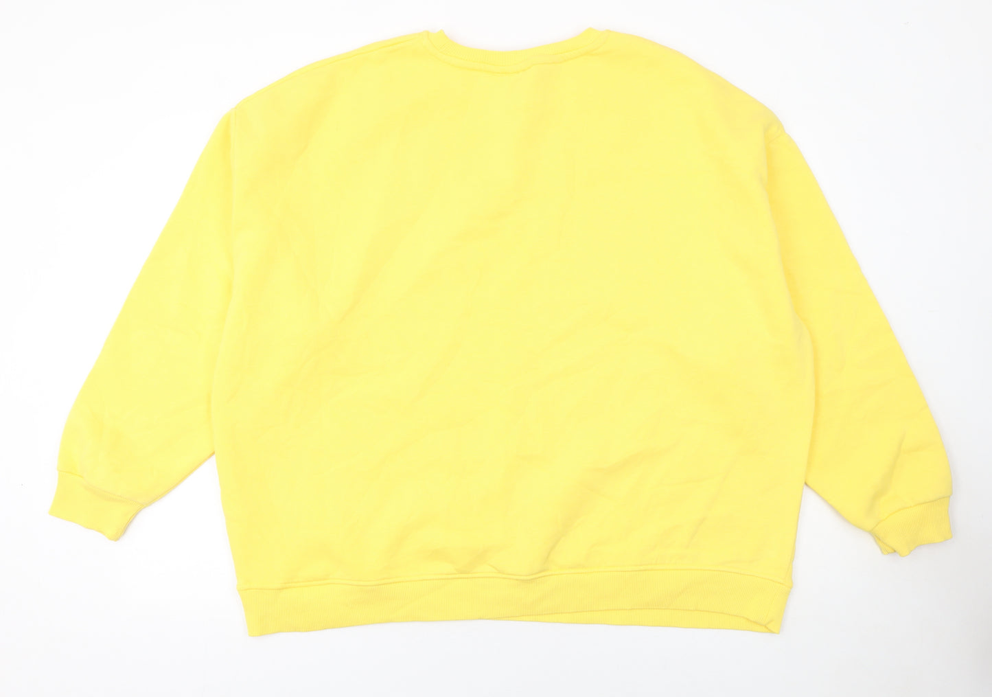 Primark Berkeley Yellow Cotton Blend Women's XL Sweatshirt
