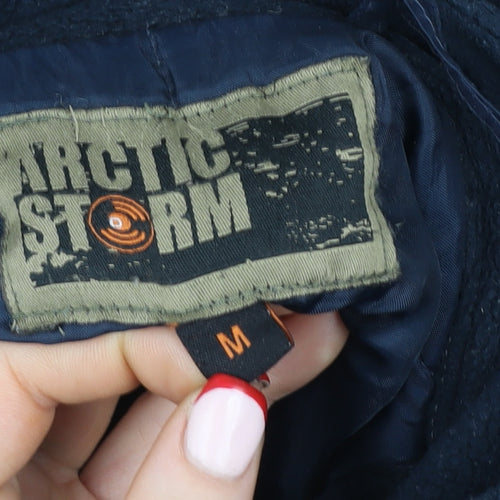 Arctic Storm Men's Blue Fleece Full Zip Jacket Size M Outdoor Warm
