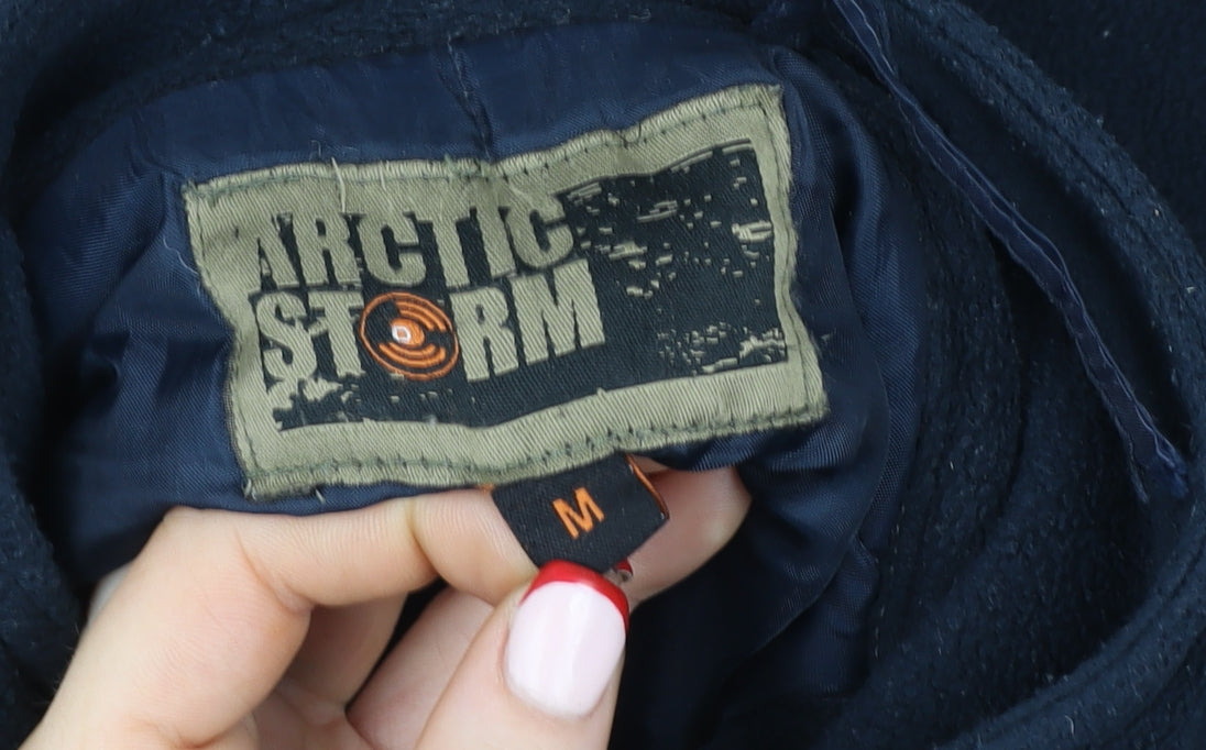 Arctic Storm Men's Blue Fleece Full Zip Jacket Size M Outdoor Warm