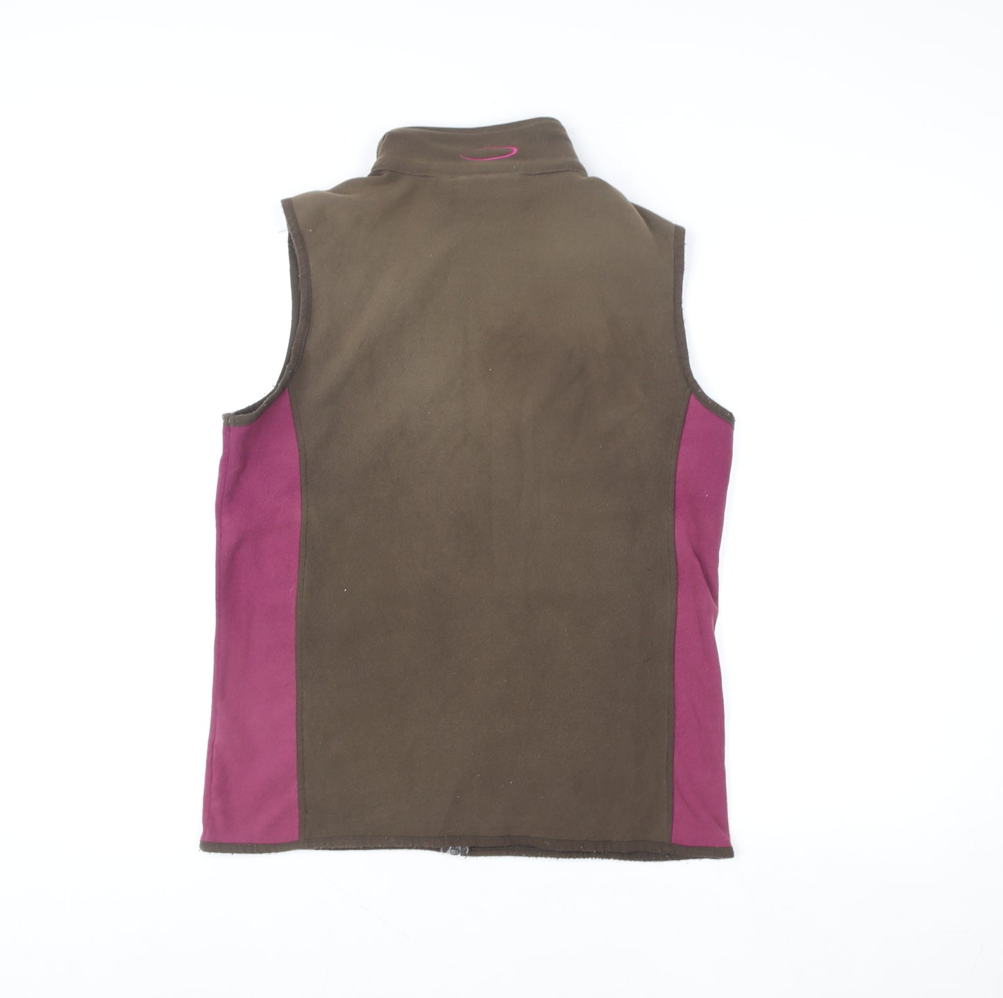 Mountainlife Women Brown Soft Shell Fleece Waistcoat Size 12
