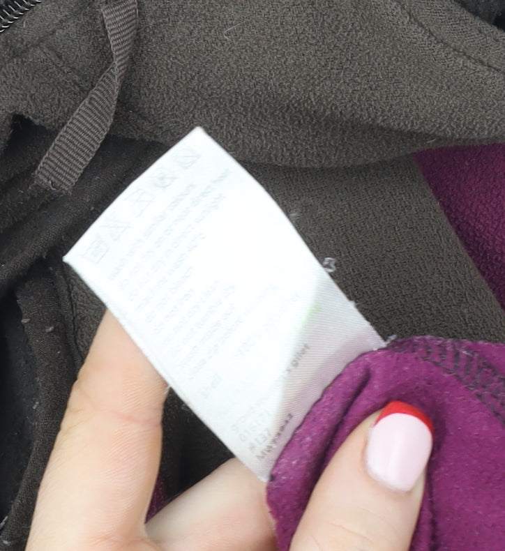 Mountainlife Women Brown Soft Shell Fleece Waistcoat Size 12