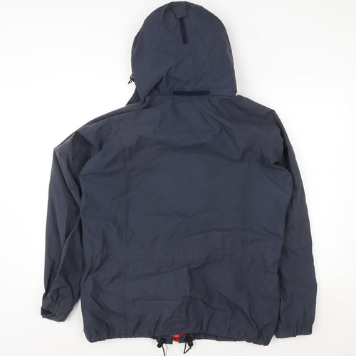 Lowe Alpine Womens Blue Waterproof Hooded Rain Jacket Medium