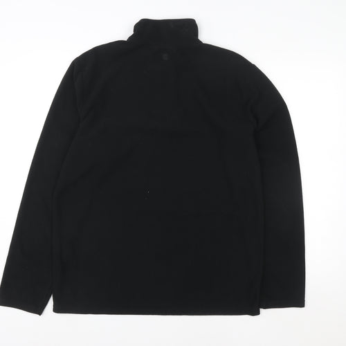Craghoppers Mens Black M Fleece 1/4 Zip Pullover Sweatshirt