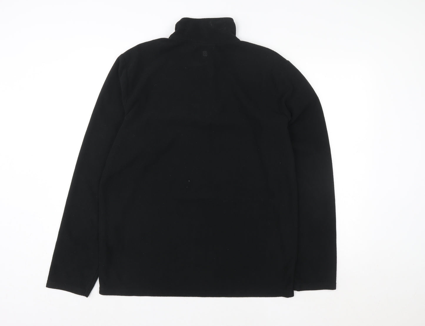 Craghoppers Mens Black M Fleece 1/4 Zip Pullover Sweatshirt
