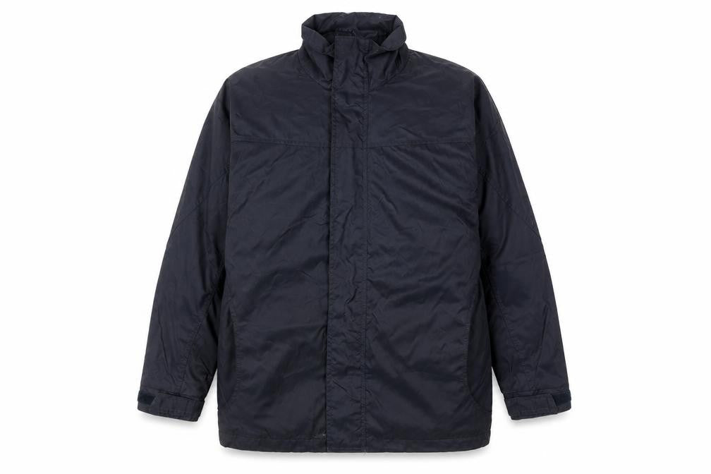 Front view of Boronia Men's Blue XS Lightweight Water Resistant Jacket