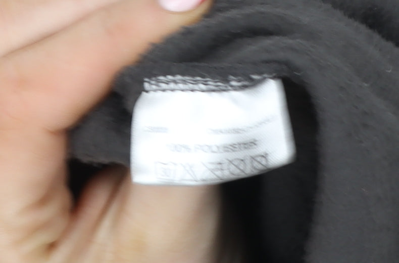 Craghoppers Women Black 1/4 Zip Fleece Sweatshirt Size L Polyester