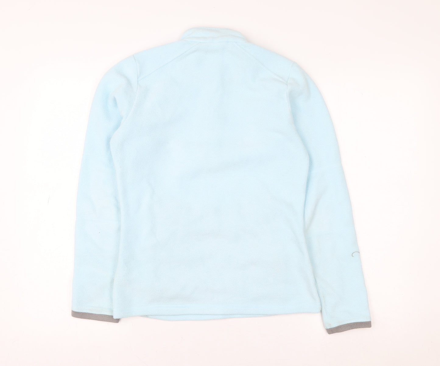 Decathlon Creations Women's Blue XS 1/2 Zip Fleece Pullover Sweatshirt