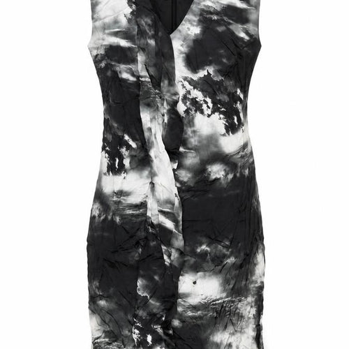Karen Millen Women's Multicoloured Silk Bodycon Dress Size 10