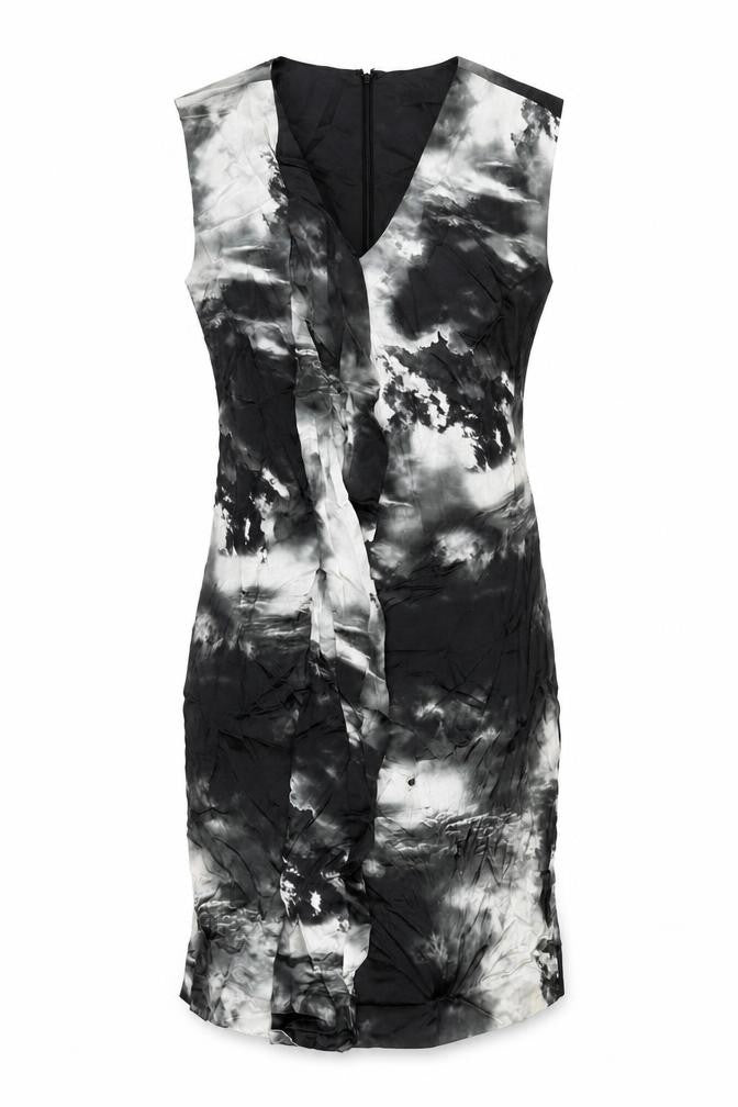Karen Millen Women's Multicoloured Silk Bodycon Dress Size 10