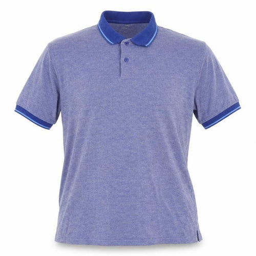Dunnes Stores Men's Blue Cotton Blend Polo Shirt Size L