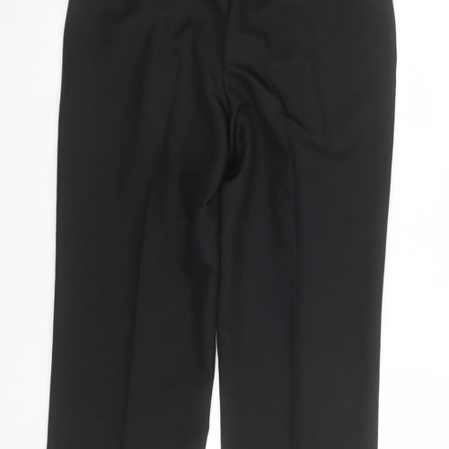 Marks and Spencer Men’s Black 34W 31L Pleated Dress Pants Trousers