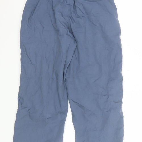 Lacrosse Boys Blue Jogger Style Trousers 8 Years Elastic Waist Zip Pockets
