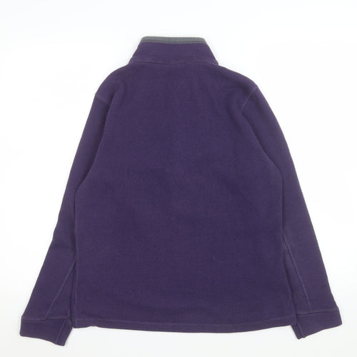 TOG24 Women Purple 1/2 Zip Fleece Pullover Size 12-14
