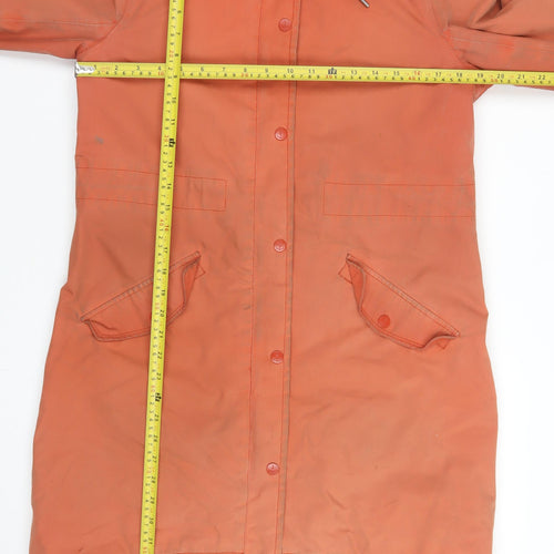 Seasalt Cornwall Women’s Orange Hooded Encompass Coat Size 8